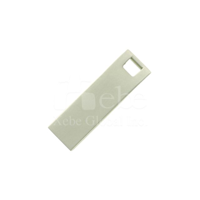 Silver white customized mini usb