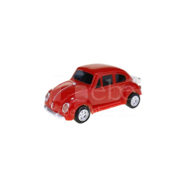 Red vintage car 3d customized flash drive