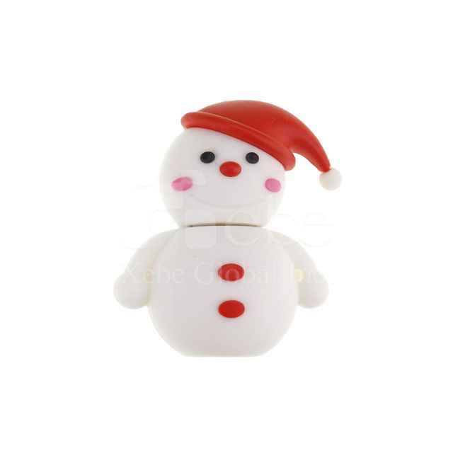 Snowman customized flash drive