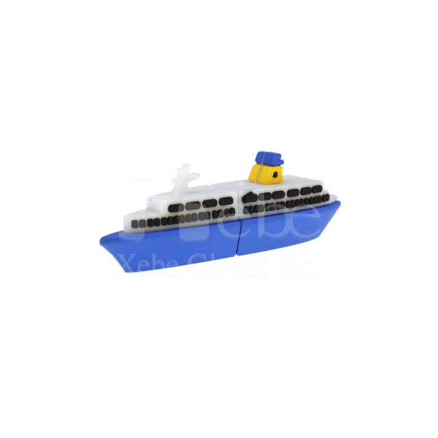 cruise ship shaped flash drive