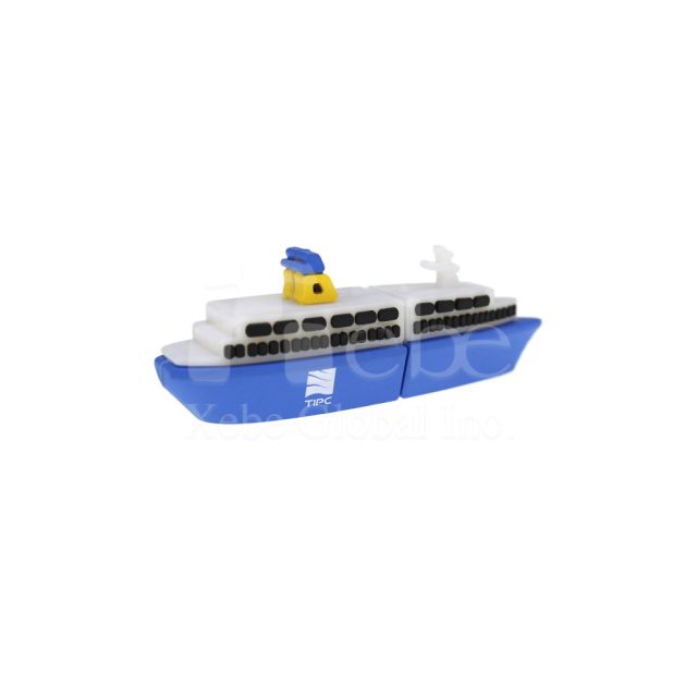 cruise ship shaped flash drive