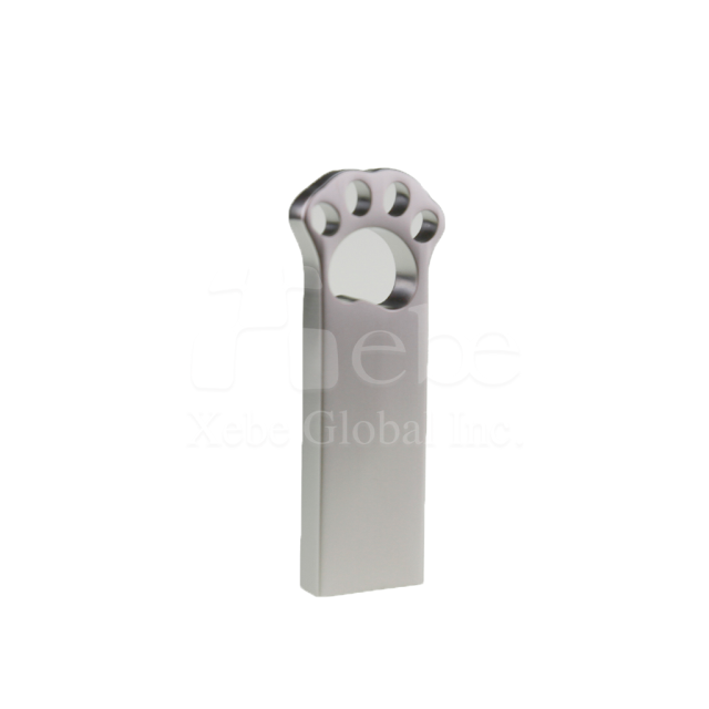 animal foot print metal usb drive