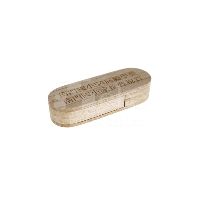 craving words wooden usb drive