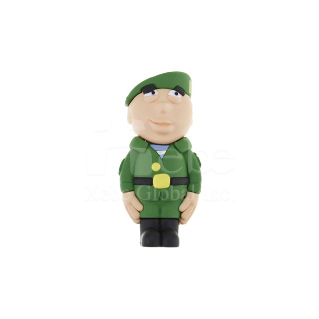 soldier 3D customized usb drive
