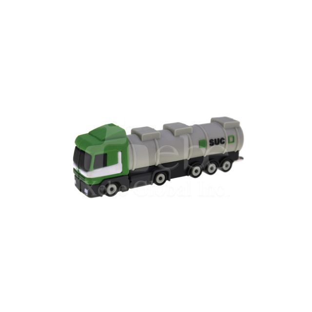 tank truck 3D customized usb drive