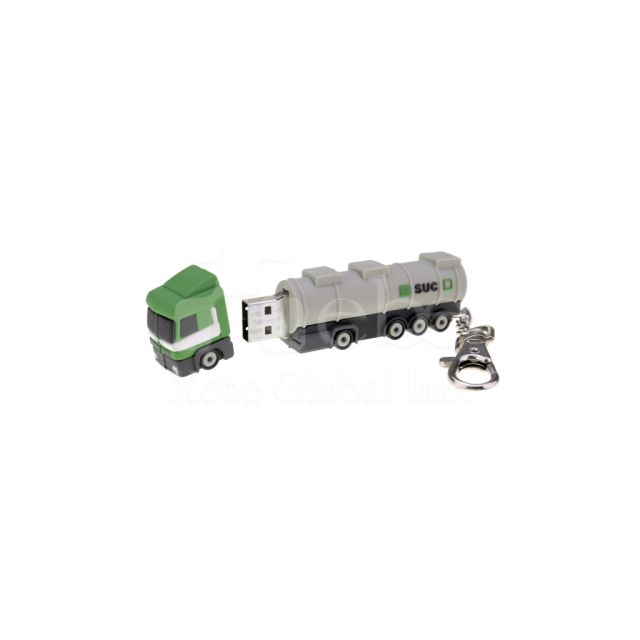 tank truck 3D customized usb drive