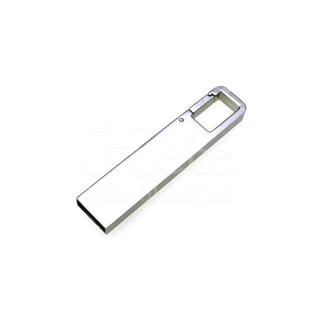 metal square clasp flash drive