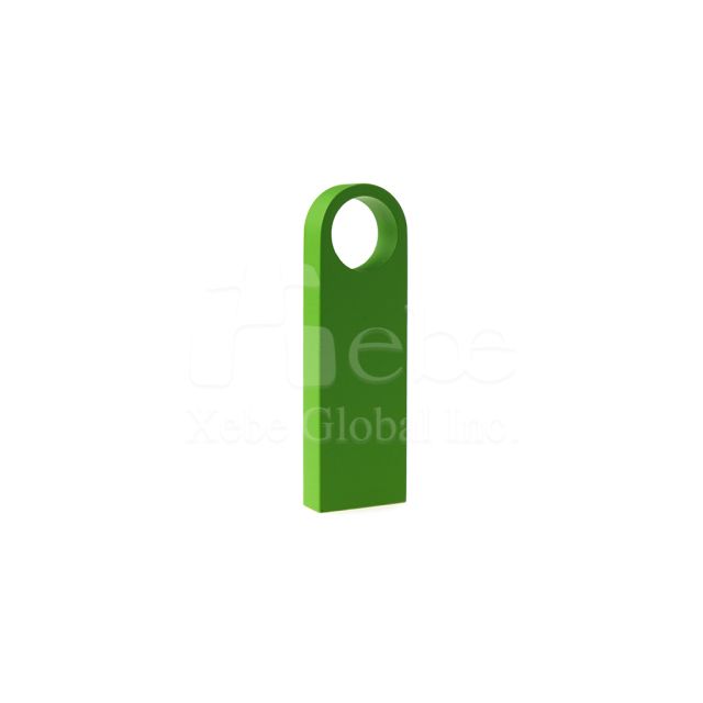 green metal usb drive customized gifts