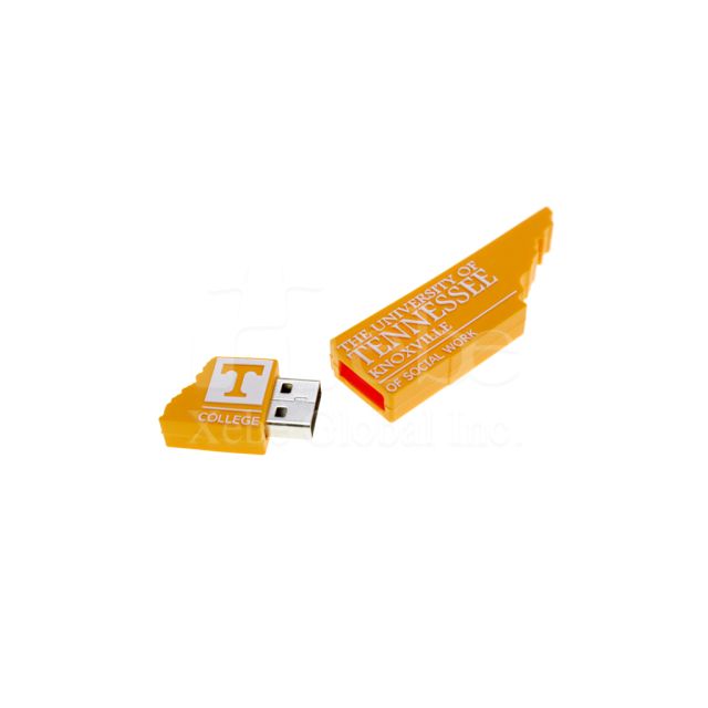 energetic orange usb drive school gifts