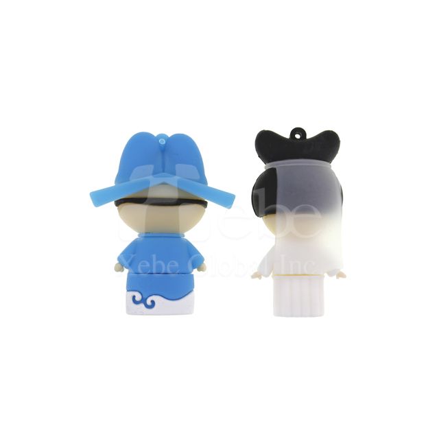 3D figure in ancient clothes usb drive