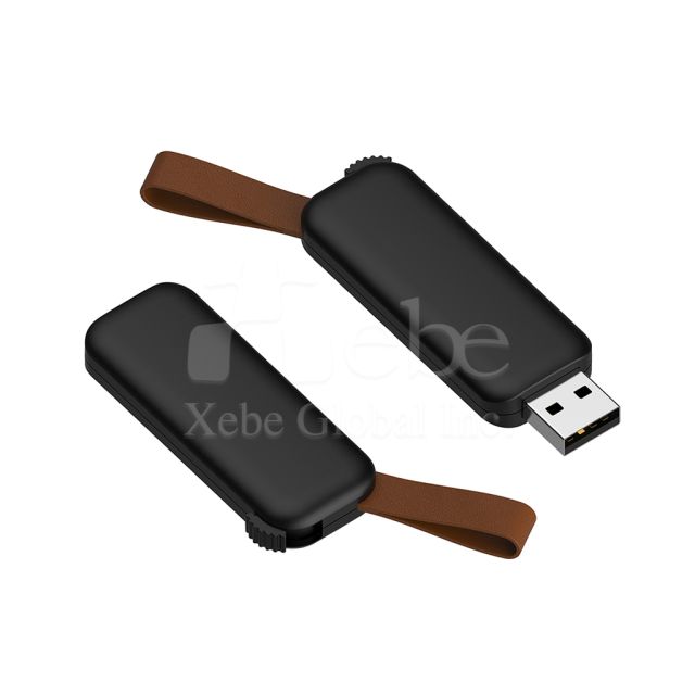 classic black promotional usb drive retractable usb drive