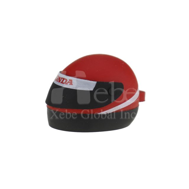 corporate logo safety helmet shaped flash drive