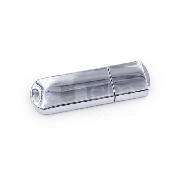 silver white classic flash drive