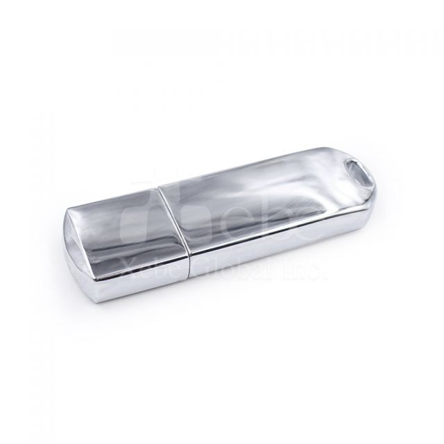 silver white classic flash drive