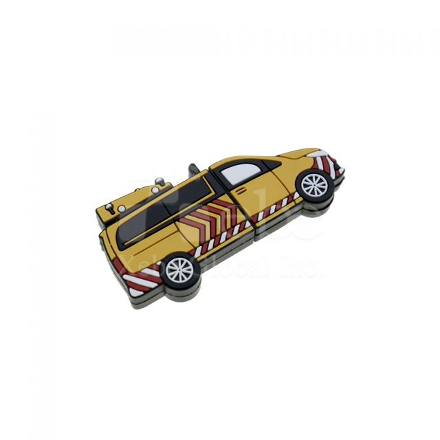 flat 2D car shape pen drive
