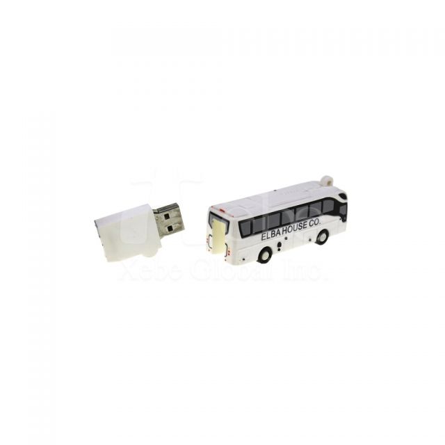 customized three dimensional tour bus usb