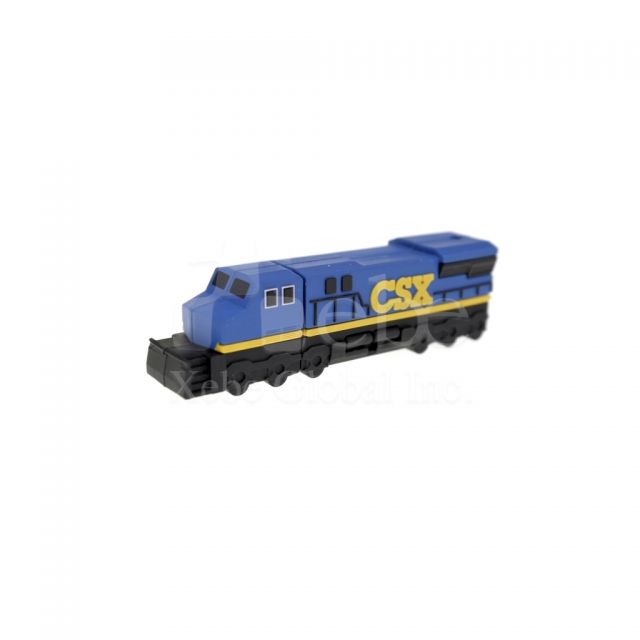 customized train-shaped flash drive
