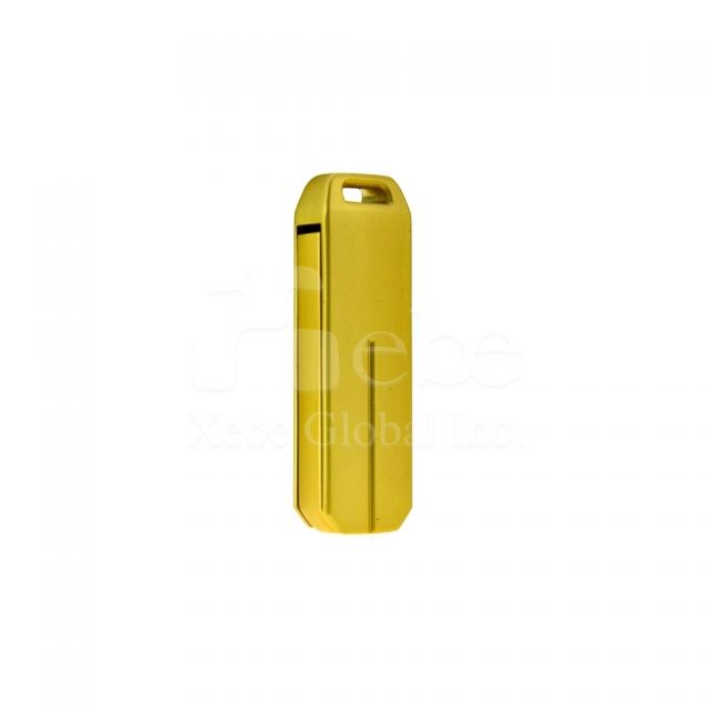 rotating golden usb