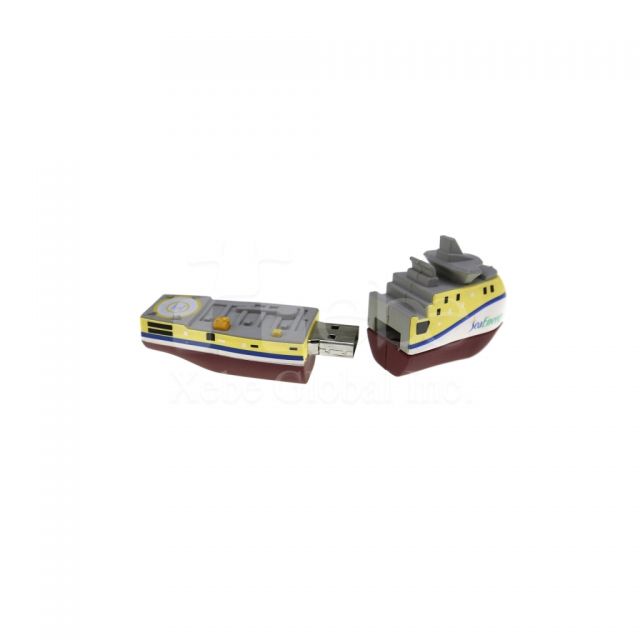 ship shaped customized usb flash drive