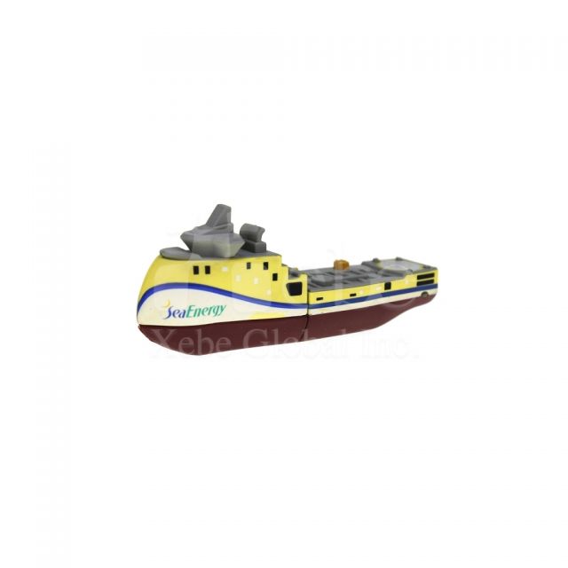 ship shaped customized usb flash drive
