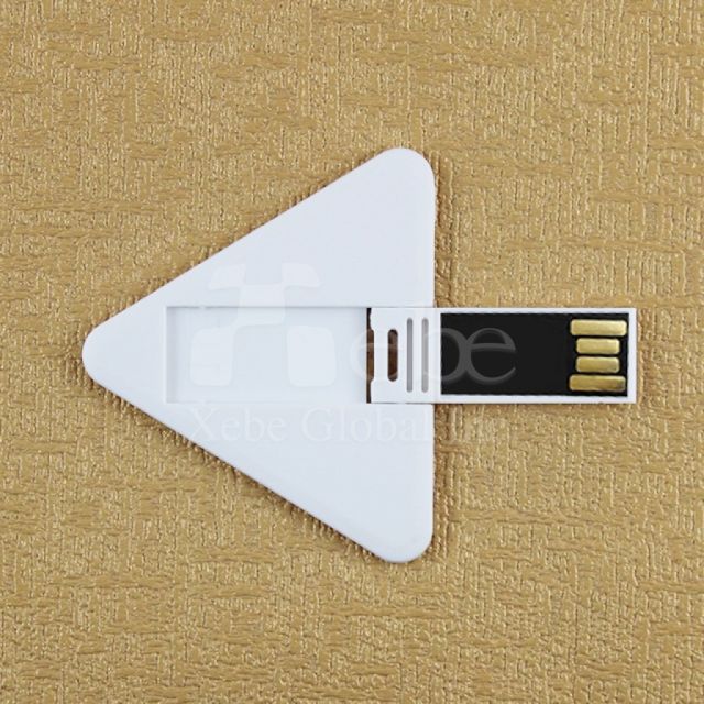 triangle card gift flash drive