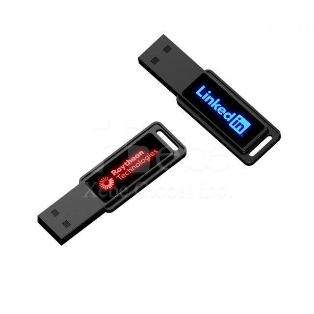 classic black led design pen drive