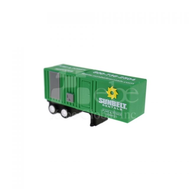 green container truck customized flash drive