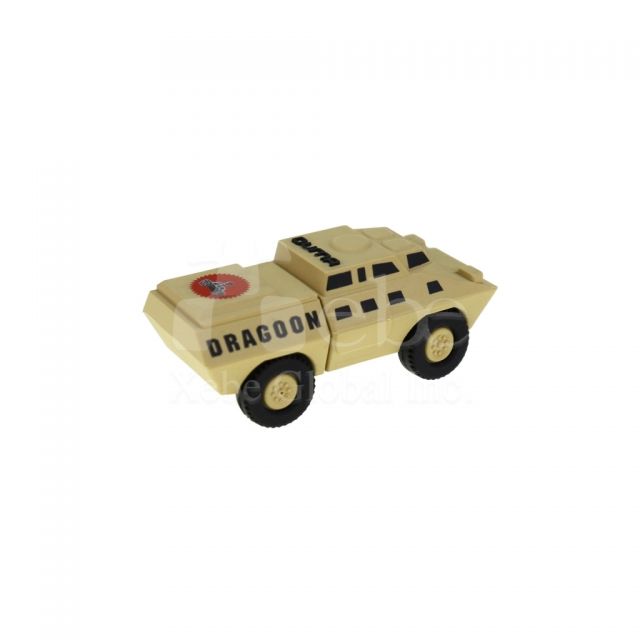 armored vehicle shape flash drive customization
