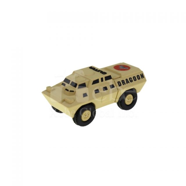 armored vehicle shape flash drive customization