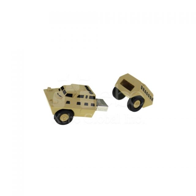 armored vehicle shape flash drive customization