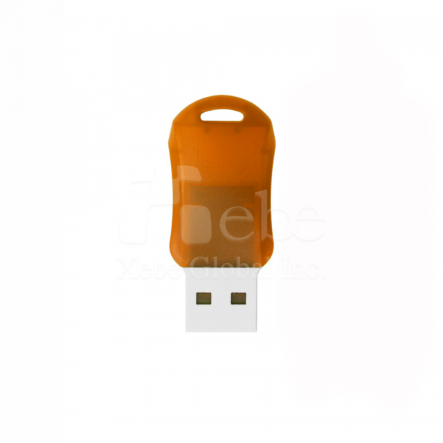 orange mini flash drive