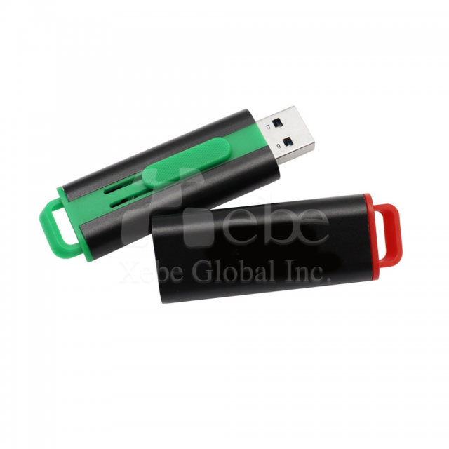 push type telescopic gift flash drive