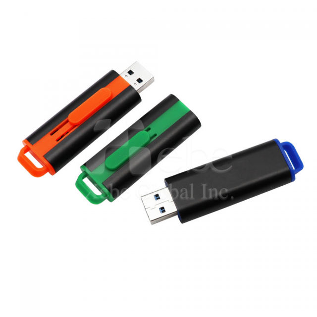 push type telescopic gift flash drive