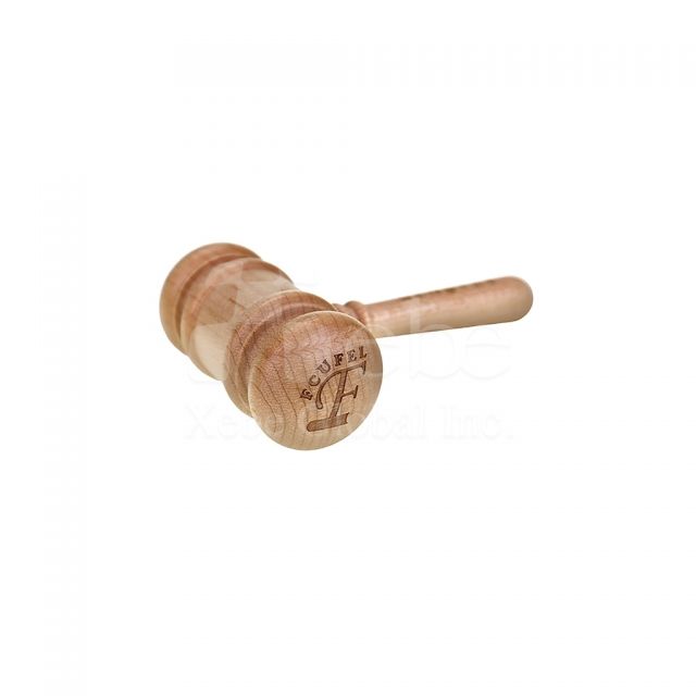 mallet shaped wooden flash drive
