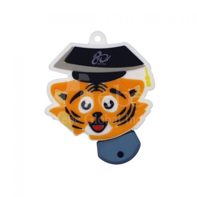 school mascot shape usb graduation gift