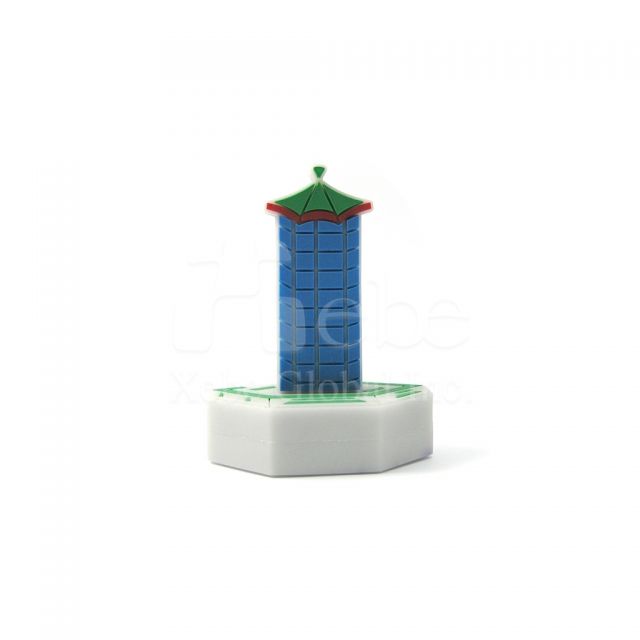 three dimensional building custom usb