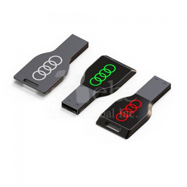 corporate logo light up flash drive