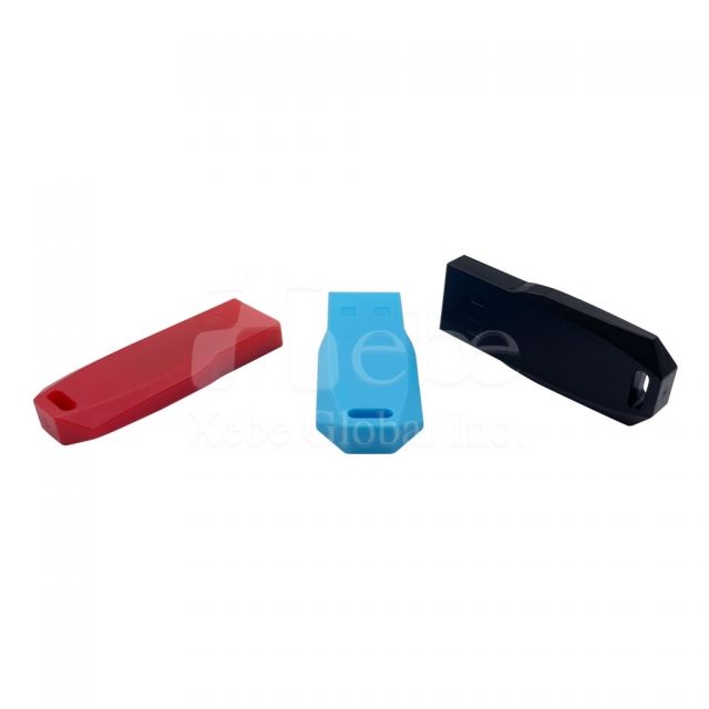 red plastic gift usb flash drive