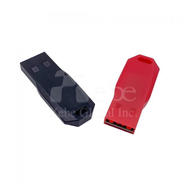 red plastic gift usb flash drive