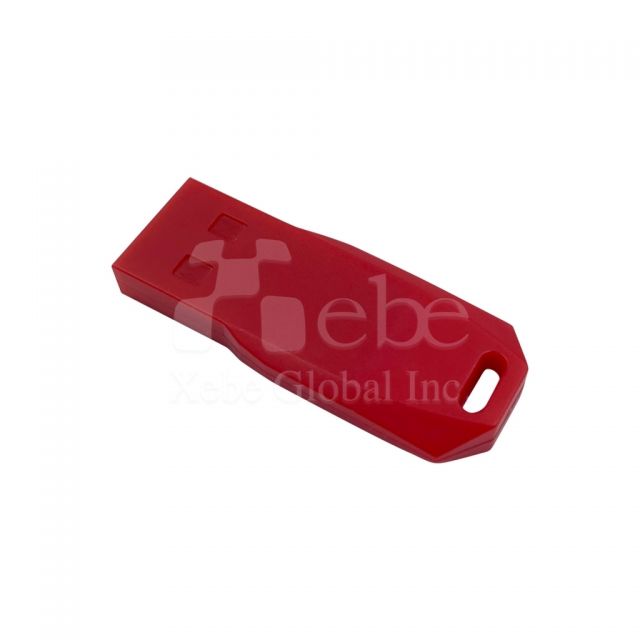 red plastic gift usb flash drive
