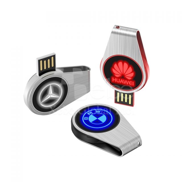 led brand logo mini flash drive