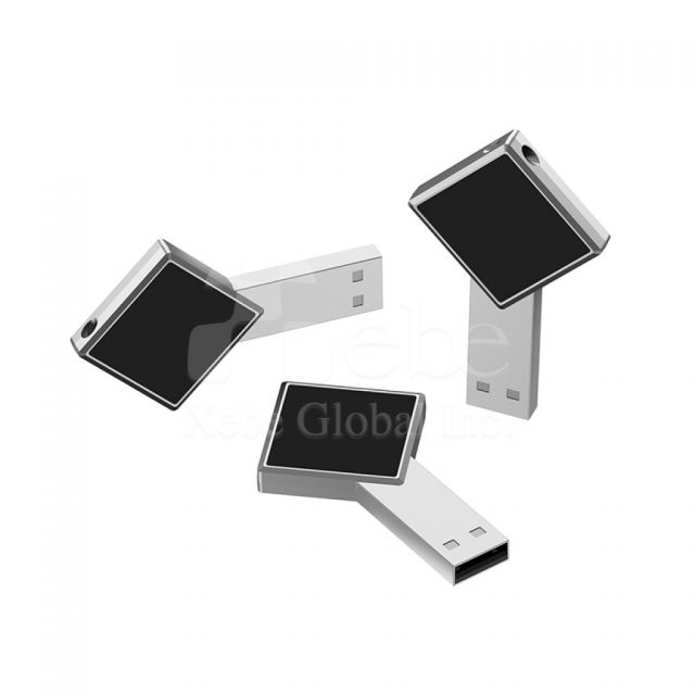 custom silver illuminated classic usb