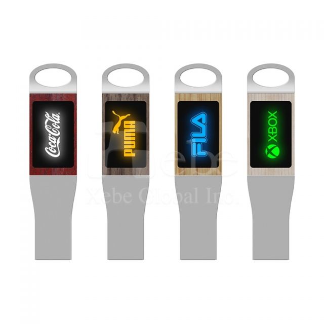 enterprise led wood flash drive