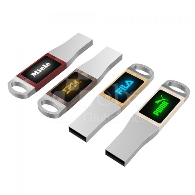 enterprise led wood flash drive