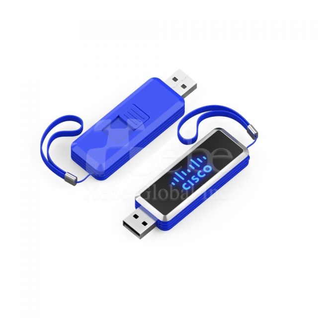 led lanyard classic flash drive