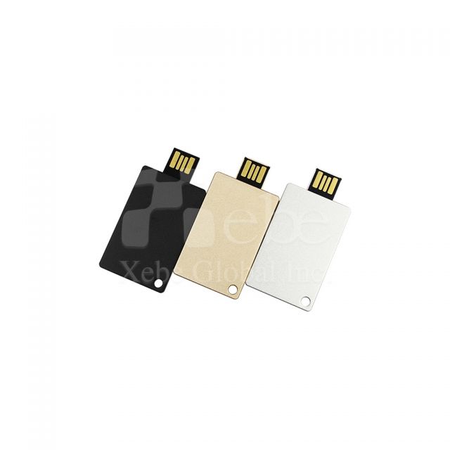 thin and light card type metal flash drive