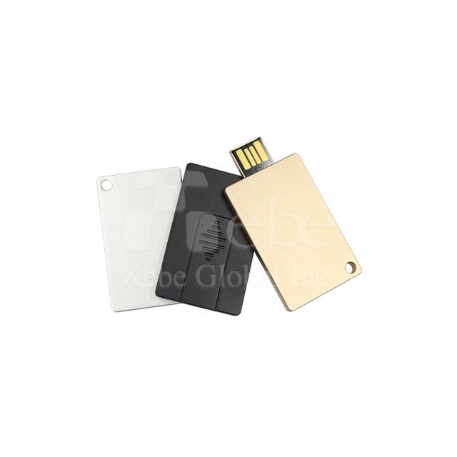 thin and light card type metal flash drive