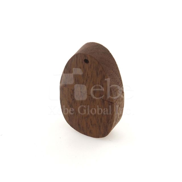 wooden swivel cap flash drive
